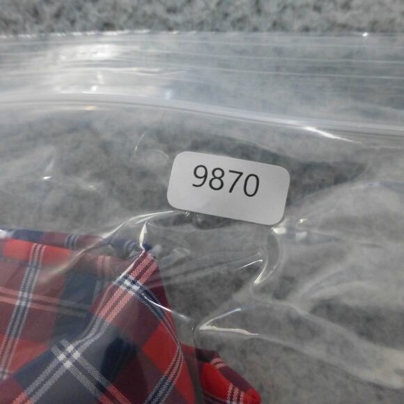 Banana Republic Shirt Mens Medium Slim Fit Tech Stretch Button Up Red Plaid NWT - Picture 12 of 12